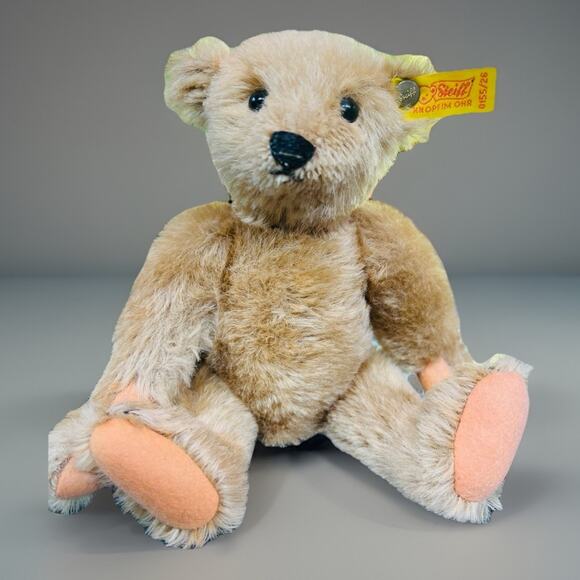 Steiff Replica 1904 Margaret Woodbury Strong Mohair Teddy Bear 9" 155/26 1984 - Picture 1 of 6